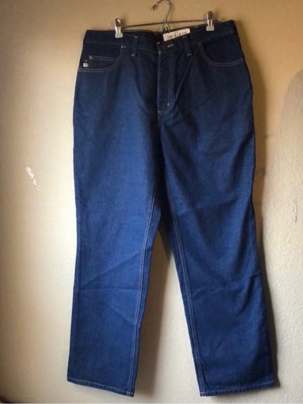 New Carhartt Jeans Men’s Straight Leg Denim Blue Jeans Casual Classic Size 38X32